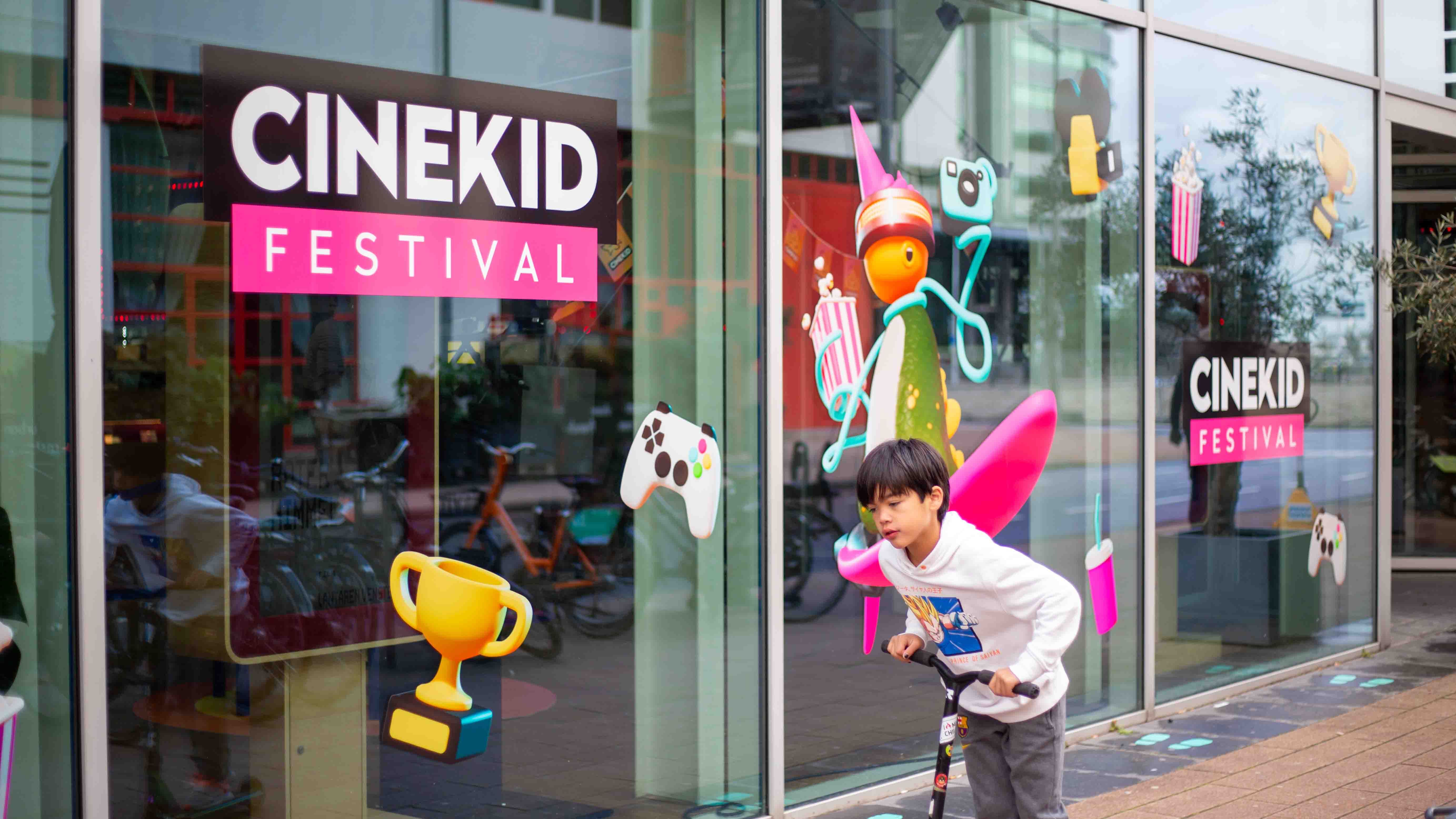 Kinderen beleven een Cinekid-première